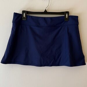 Navy Blue Athletic Skort